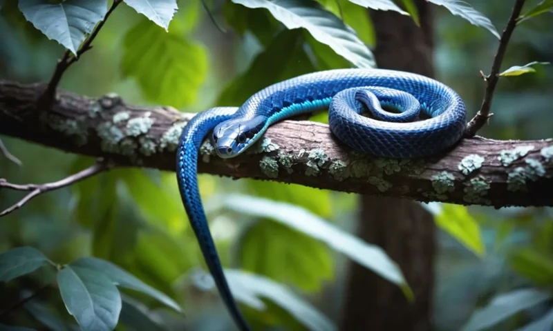 Interpreting A Blue Snake In Your Dream